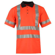 Orange Hivis Polo T Shirt (36)