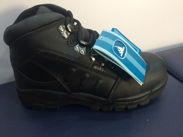 Prospecta Explorer Black Leather Steel Toe Cap Safety Boots