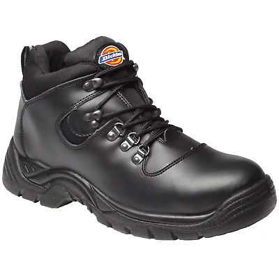 Prospecta Explorer Black Leather Steel Toe Cap Safety Boots