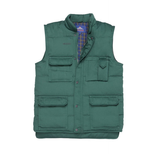 Shetland Bodywarmer Fully Lined And Padded In Black, Navy (S414)