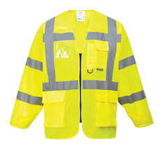 Hi-Vis Executive Multi Pockets Lightweight Jackets  (S475)