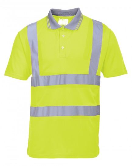 Portwest Yellow Hivis Polo T Shirt (S477)