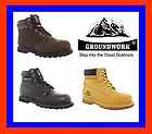 Groundwork Leather Steel Toe Cap  Safety Boots SB (SK21)