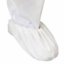 White BizTex Microporous Disposable Shoe Cover Type 6PB (ST44)
