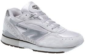 Hi-Tec Silver Shadow Grey Suede Leather Lightweight Classic Trainer/Jogger (T520F)  CLEARANCE