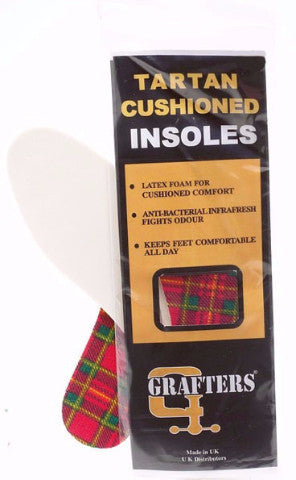Grafters Mens Tartan Insoles