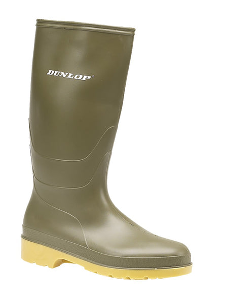Dunlop Women's Wellington Boots – Mid-Calf Rain Boots, Size 9 US, Black