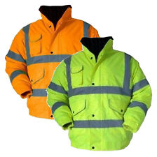 Superior Padded Hivis Bomber Jacket (118 / 242 Yellow / 135/250 Orange ) CLEARANCE