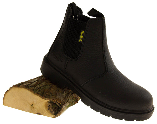 Northwest Territory Leather Steel Toe Cap Safety Dealer Boots SB (YF049) CLEARANCE