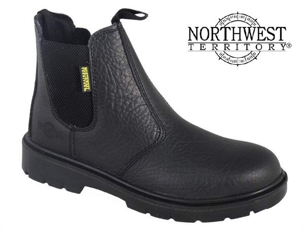 Northwest Territory Leather Steel Toe Cap Safety Dealer Boots SB (YF049) CLEARANCE