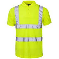 Yellow Hivis Polo T Shirt (HV06)