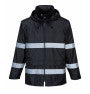 Hivis Iona Classic Waterproof Rain Jacket In Black, Navy (F440)